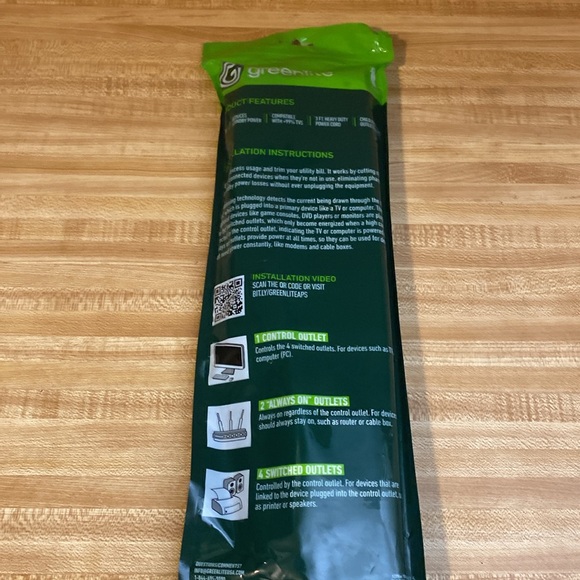 Greenlite  Tier 1 Advanced Power Strip Factory Sealed New Idea for PC and TV - Picture 6 of 6